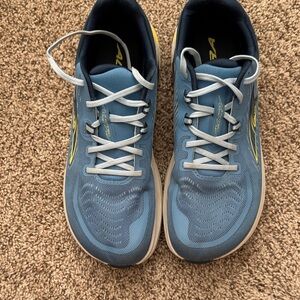 Altra Blue and Yellow Athletic Shoes